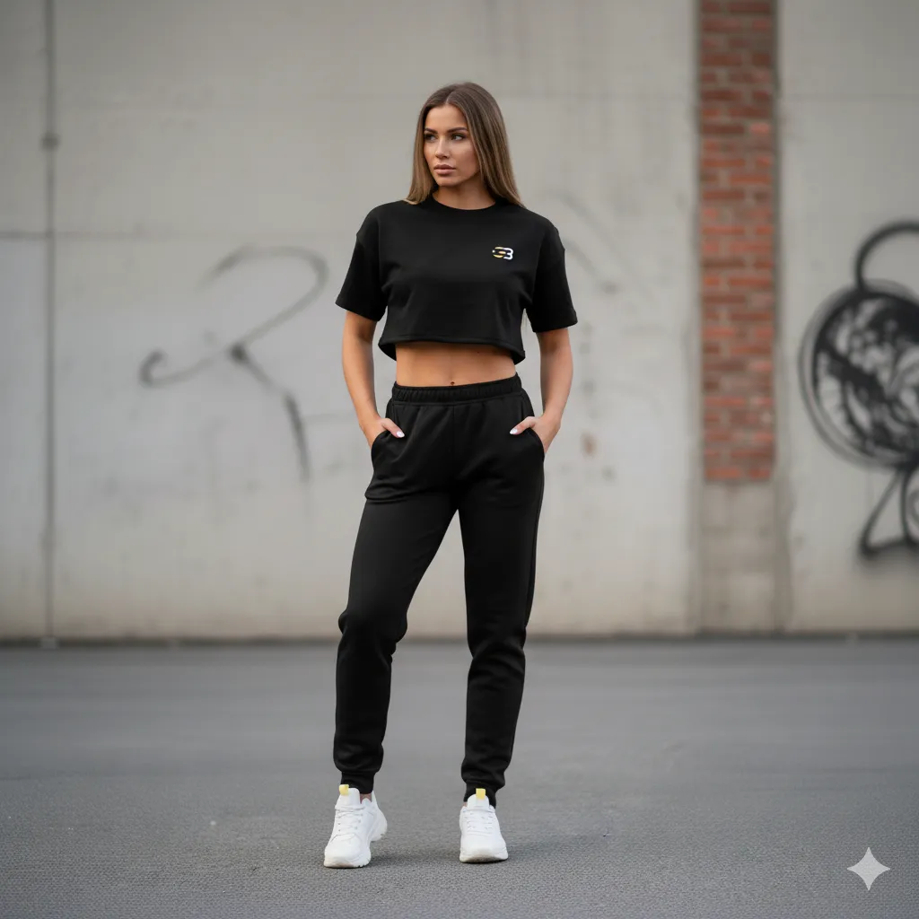 crop top sweatsuit supplier