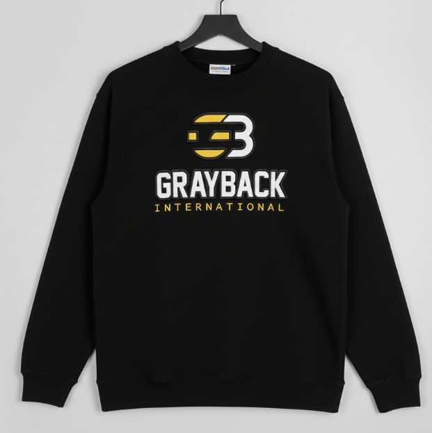 grayback printing crewneck