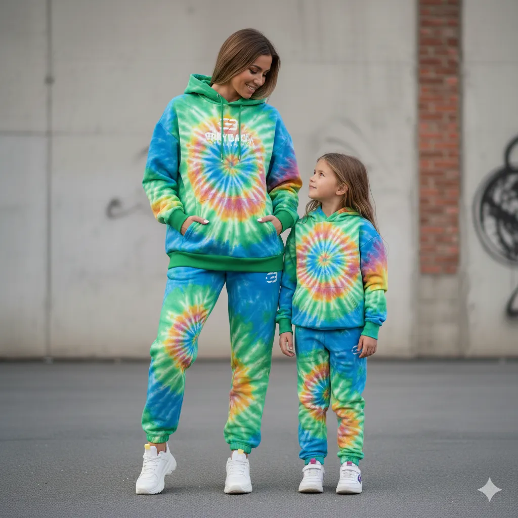 tie dye sweat suit manufacturer