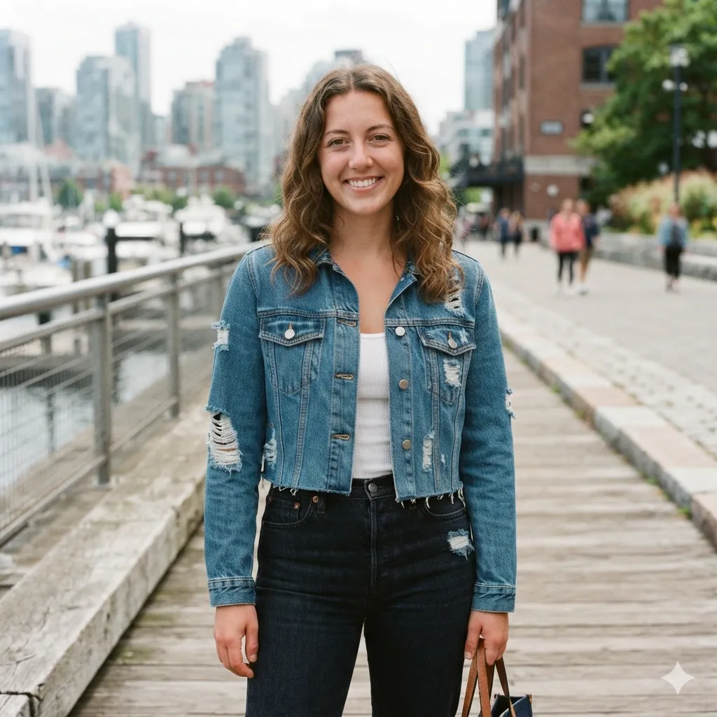 Crop Denim Jackets Maker