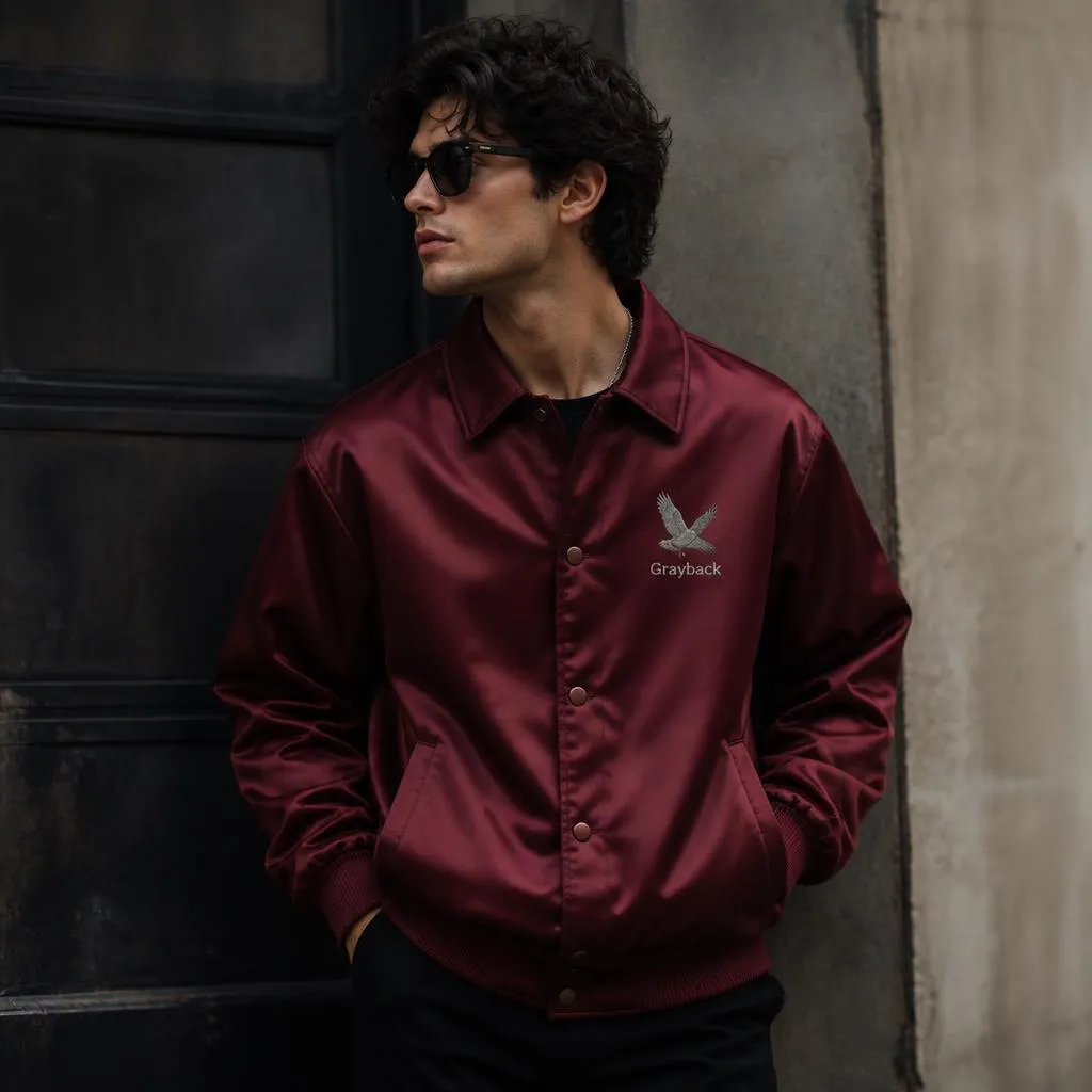 Custom Satin Silk Jackets Manufacturer