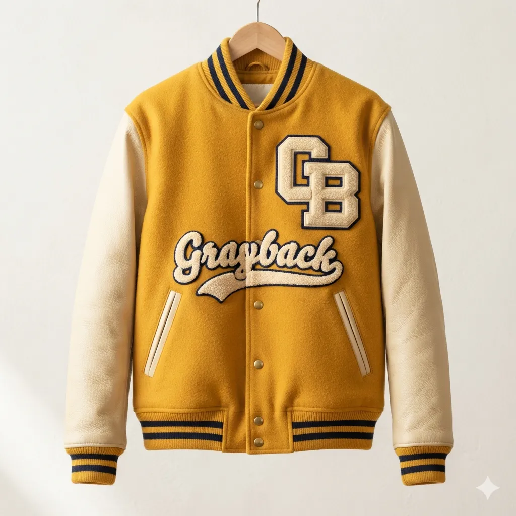 3D and Chenille Embroidery Varsity Jacket Manufacturer