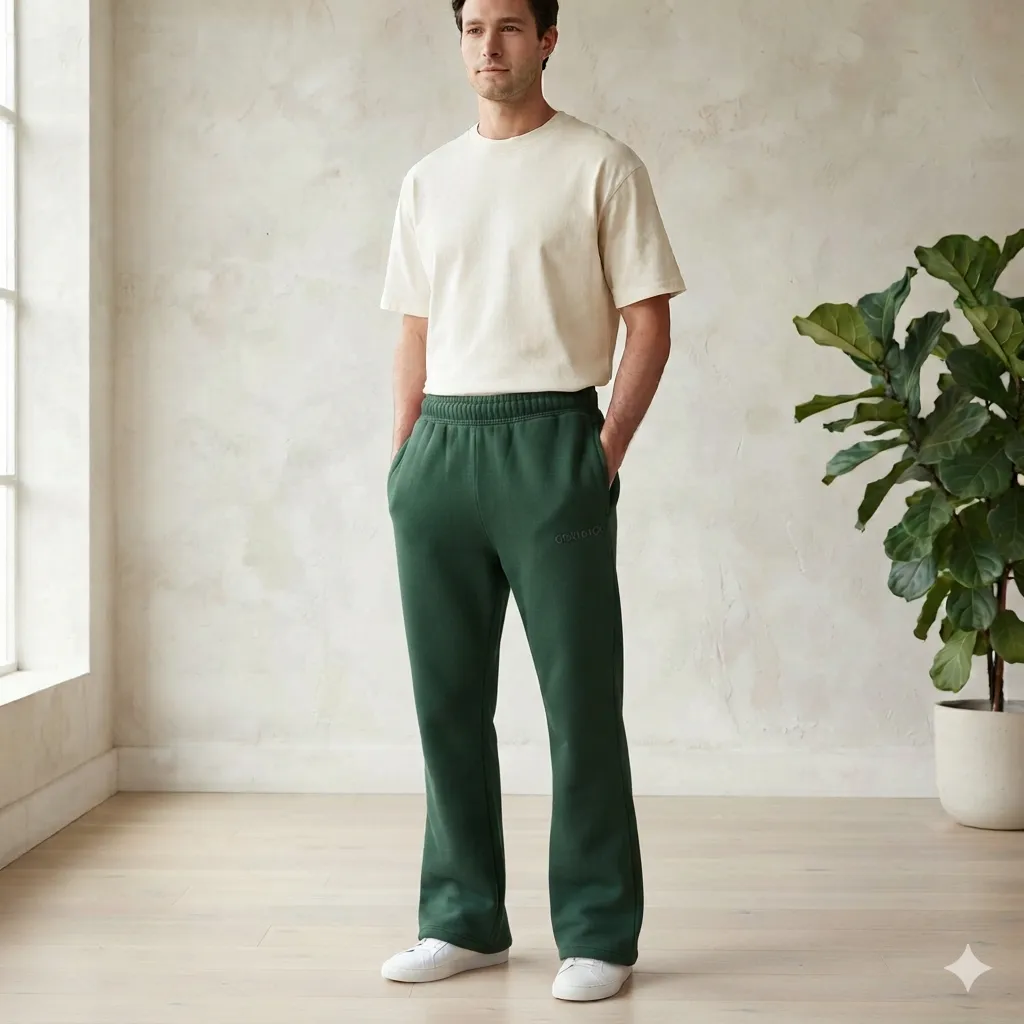 Custom Flared Heavyweight Sweatpants Manufacturer