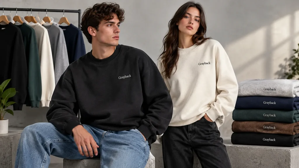 Custom Heavyweight Sweatshirts Manufacturer