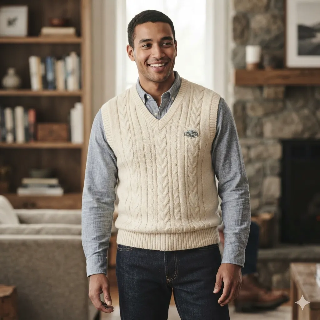 Custom Knit Sleeveless Sweater Manufacturer