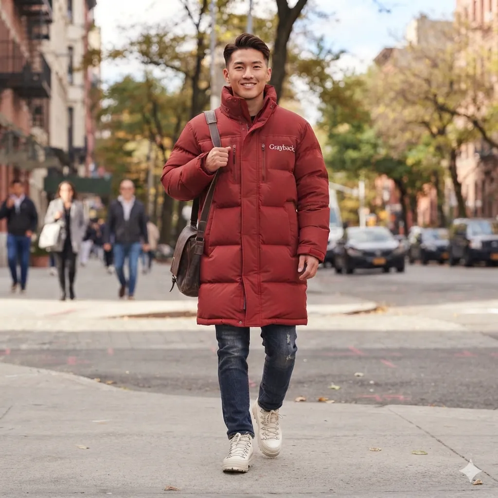 Custom Mountain Puffer Jacket Manufacturer