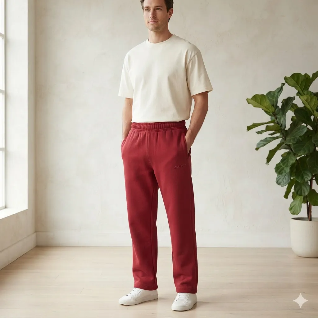 Custom Straight Leg Heavyweight Sweatpants Manufacturer