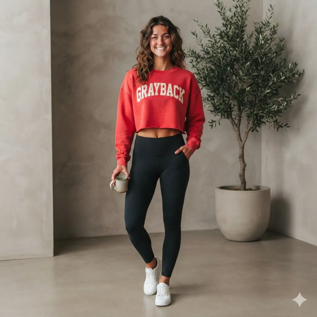 Heavyweight Crop Top Sweatshirt Manufacturer