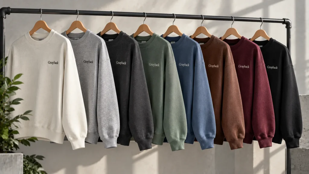 Private Label Heavyweight Sweatshirt Manufacturer