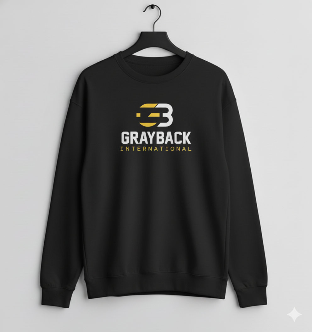 Custom sweatshirt manufacturer grayback