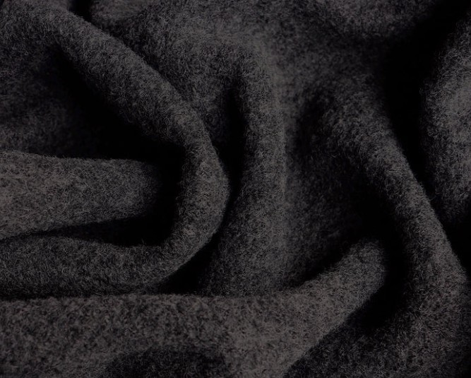 black wool by custom clothing manufacturer