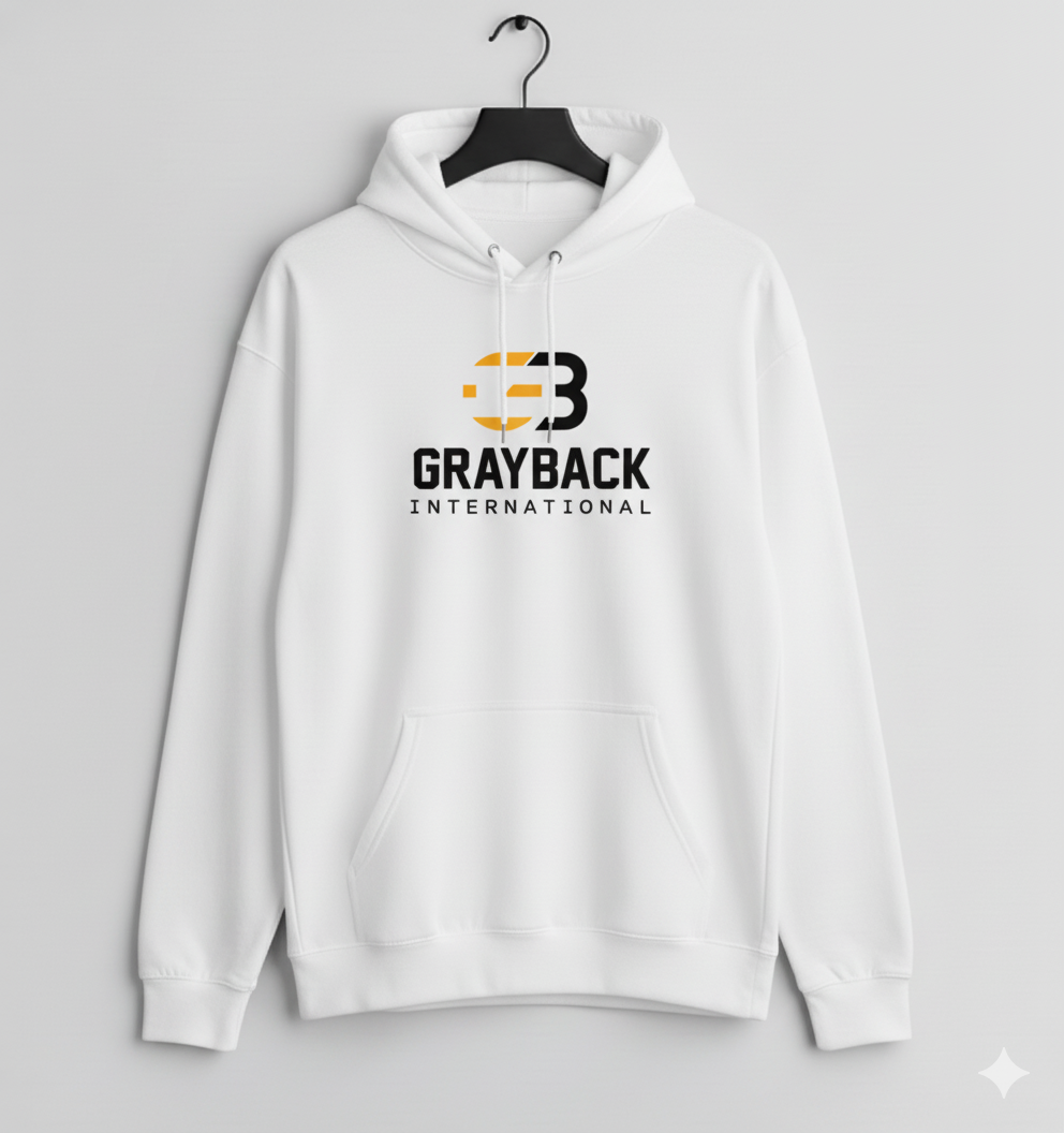 white hoodie grayback