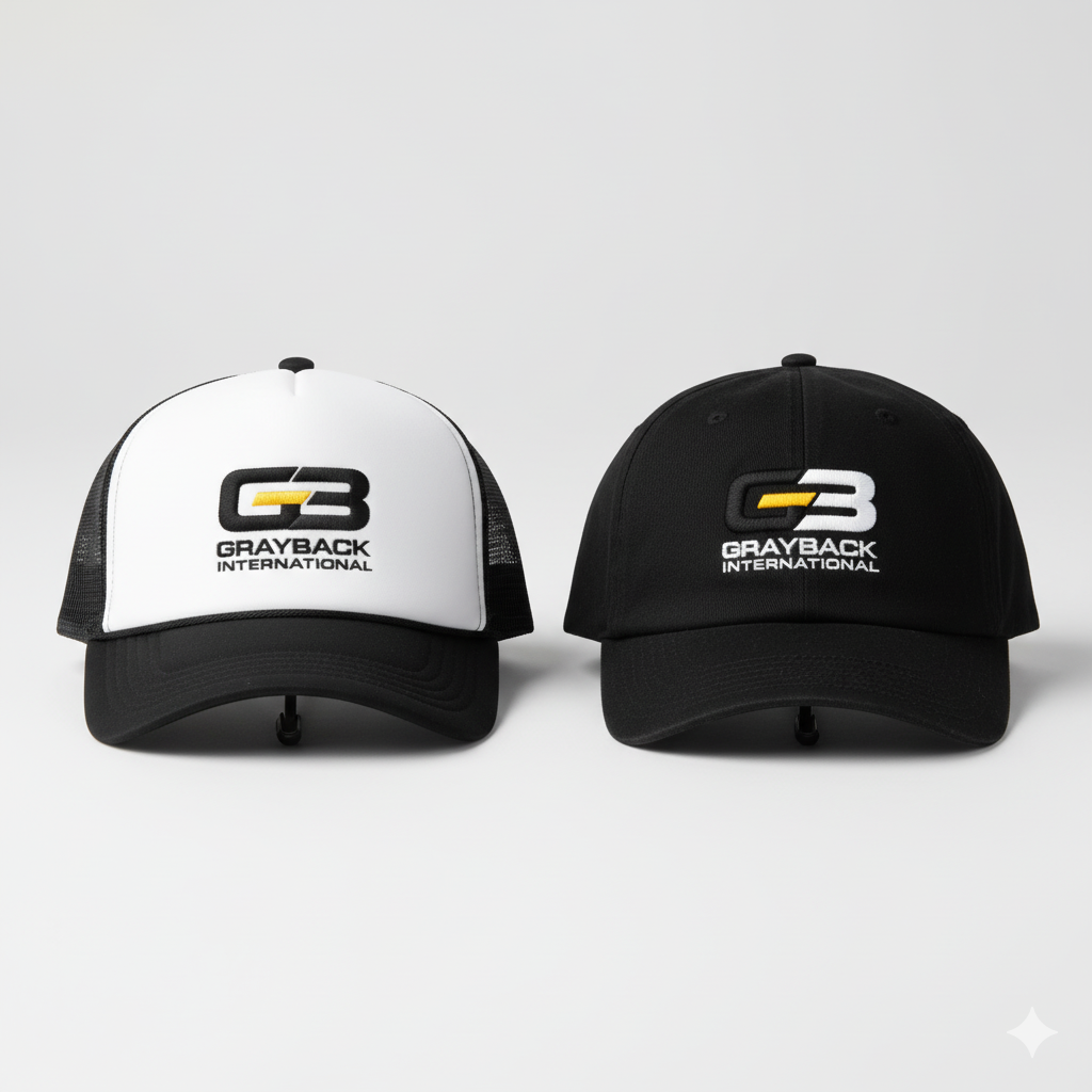 hats produced by grayback