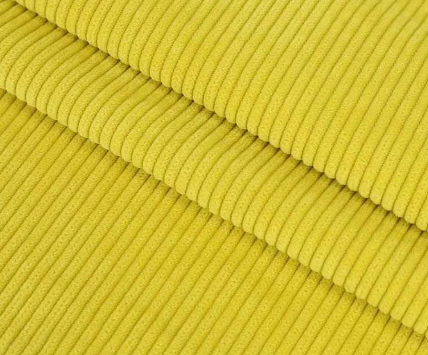 yellow corduroy custom clothing manufacturer
