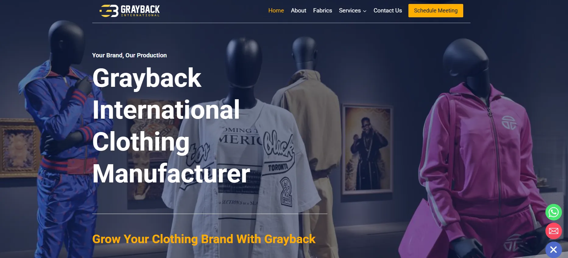Grayback International, Custom Clothing Manufacturer