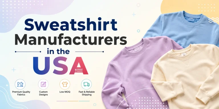 Best Custom Sweatshirt Manufacturers in USA