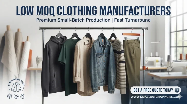 Best Low MOQ Clothing Manufacturers