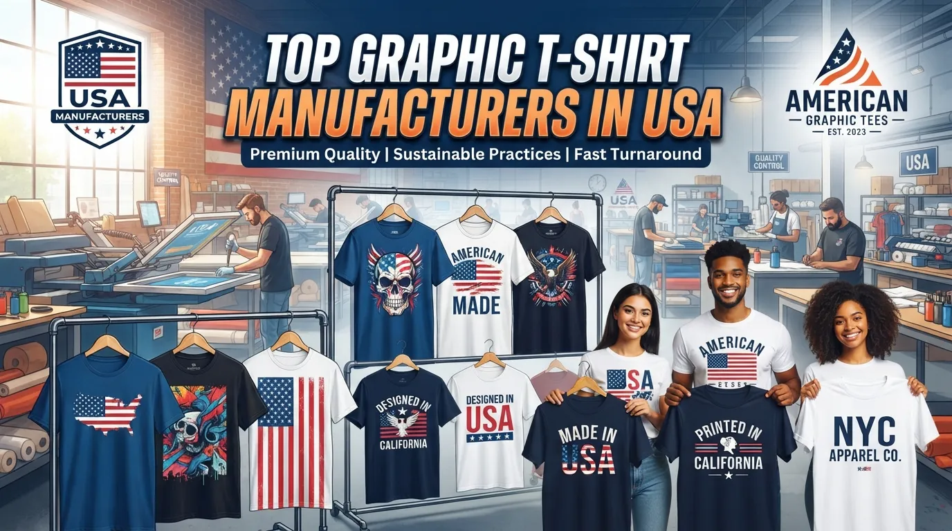 USA Graphic T-Shirts Manufacturers