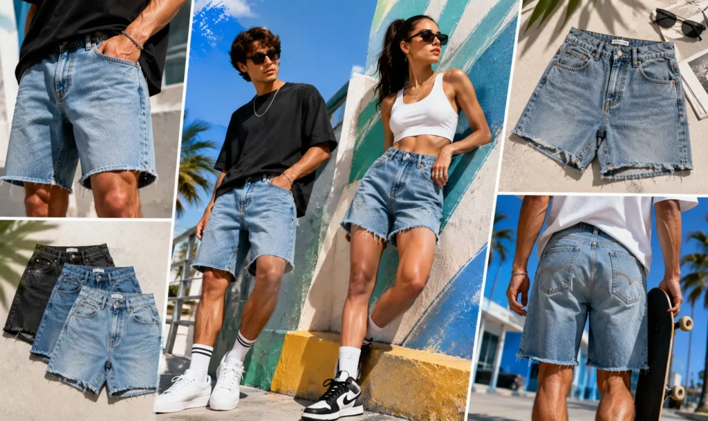 Custom Jorts Denim Shorts Manufacturer