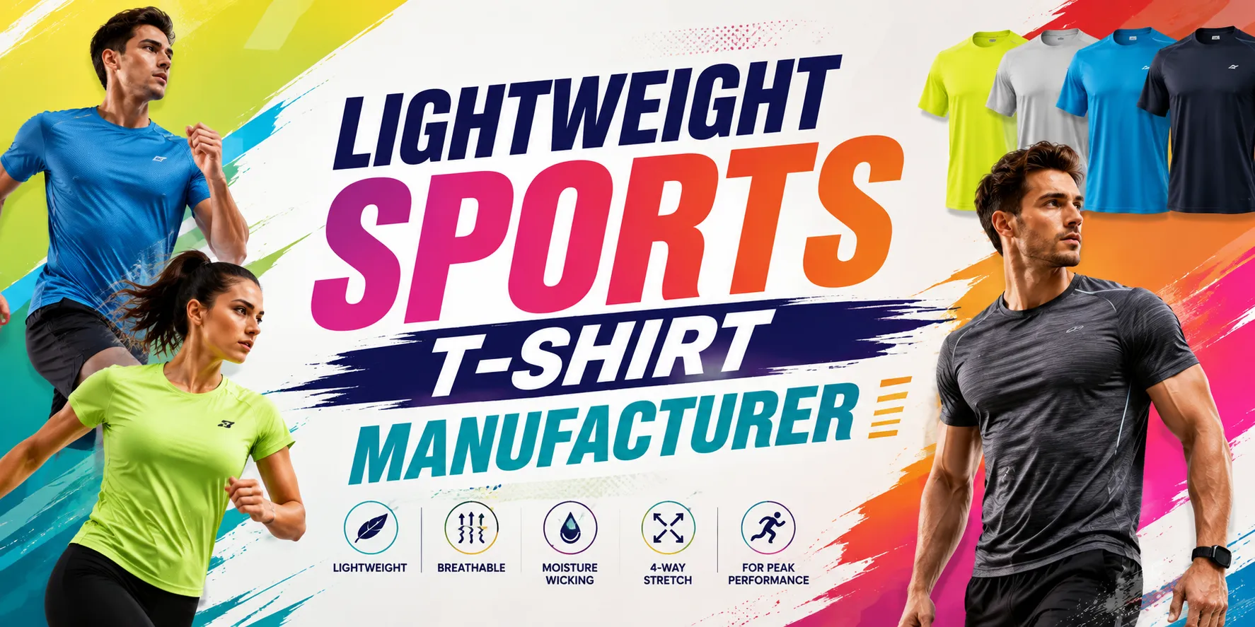 Custom Lightweight Sports T-shirt Manufacturers