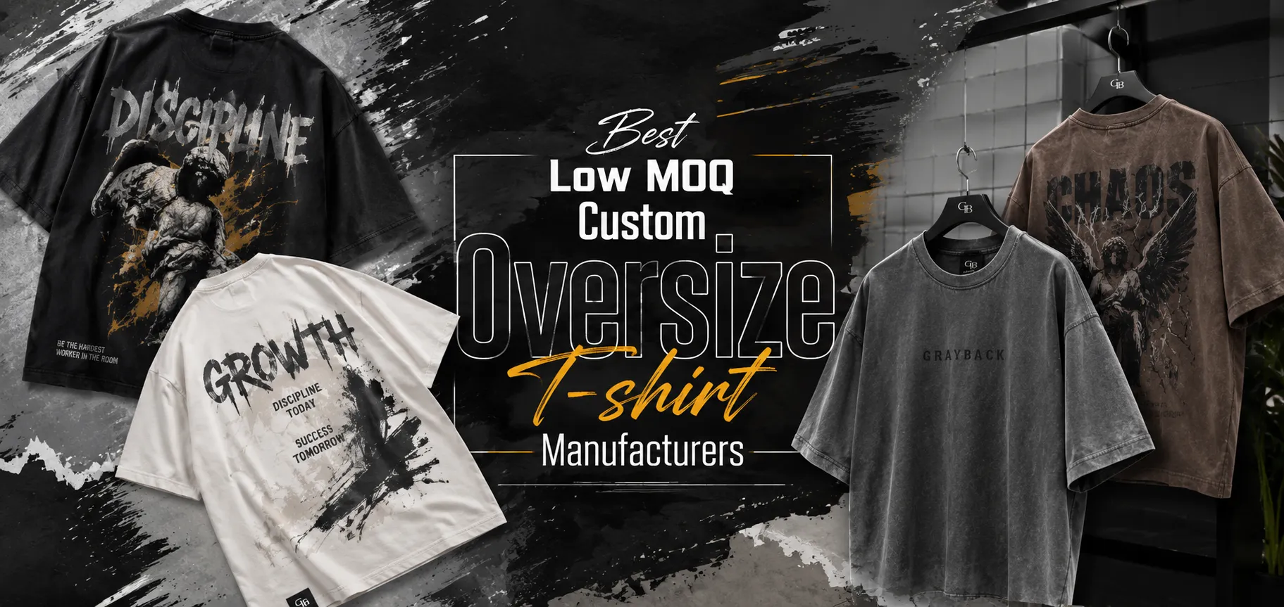 Low MOQ Custom Oversize T-shirt Manufacturers