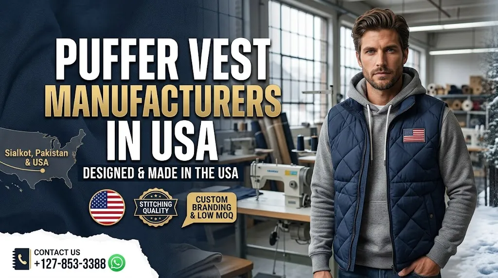 Puffer Vest Manufacturers in USA